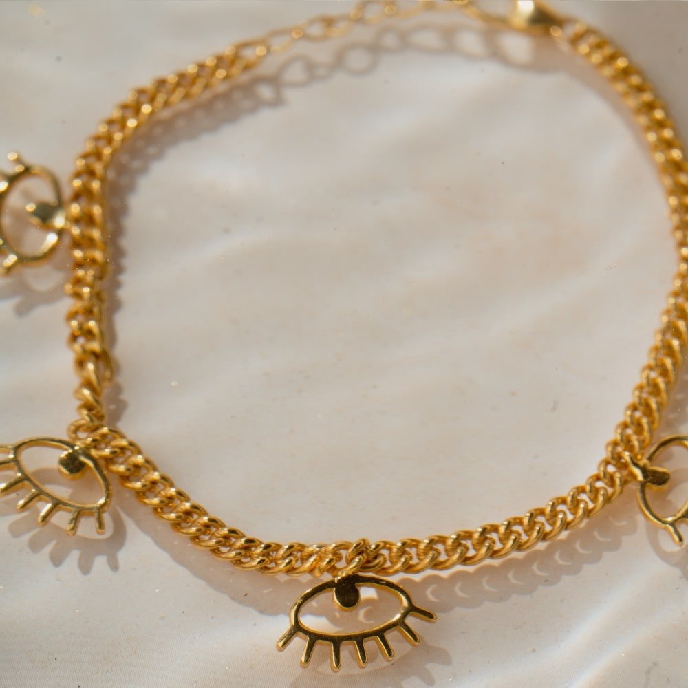 Eyebrow Chain Bracelet2-min
